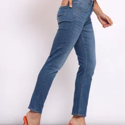 Lee Indigo Slim Fit High Rise Jeans image 3