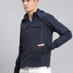 Monte Carlo Mid Navy Regular Fit Hooded Jacket image 3