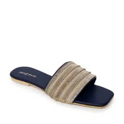 Glam Story Women's Gold Ethnic Sandals image 3