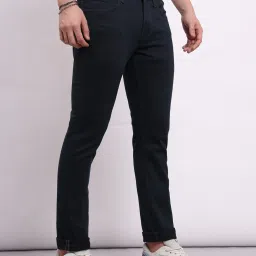 Lee Bruce Navy Skinny Fit Lightly Washed Jeans image 3