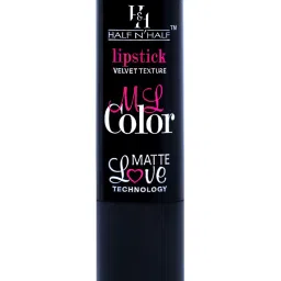 Half N Half My Color Velvet Texture Matte Lipstick Fusion Pink - 3.8 gm image 3
