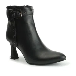 Elle Women's Black Stiletto Booties image 3