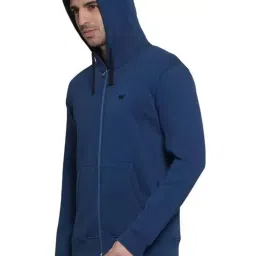 Wildcraft Blue Regular Fit Hooded Sweatshirt image 3