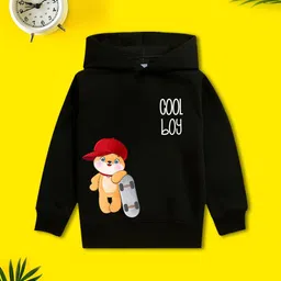 NUSYL Boys Printed Hooded Sweatshirt image 1