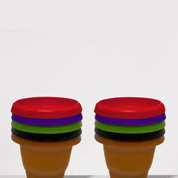 Urban Choice Multicoloured 10 Pieces Artificial Flower image 1