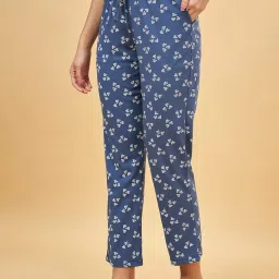 Dreamz by Pantaloons Blue Cotton Printed Pyjamas image 3