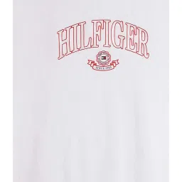 Tommy Hilfiger Kids White Printed T-Shirt image 3