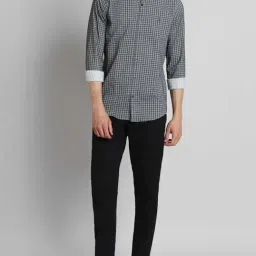 Simon Carter London Grey Printed Slim Fit Shirt image 5