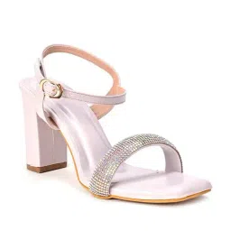 Scentra Women's Lavender Ankle Strap Sandals-picture-29