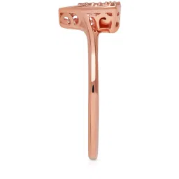 Malabar Gold and Diamonds 18k Rose Gold Diamond Ring image 3