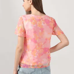 Vero Moda Pink Printed Top image 3