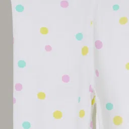 Fame Forever by Lifestyle Kids White Cotton Printed Leggings image 3