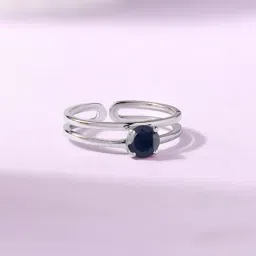 Ornate Jewels 925 Sterling Silver Blue Ring for Women-picture-10