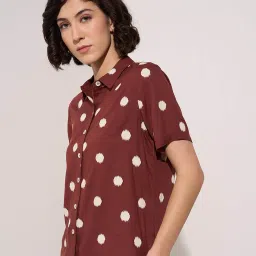 Honey By Pantaloons Brown Regular Fit Shirt image 3
