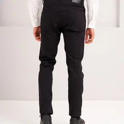 The Pant Project Men Tailored Slim Fit Chinos Trousers Infinite Black Jino image 3