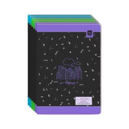 Pragya Luxe SeriesA421 x 29.7 cm Multicolor 140 Pages Plain/Unruled Thread Sewn Exercise Notebook, PP290-23 (Pack of 6)-picture-25