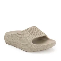 Red Tape Women's Solid Beige Slides image 3