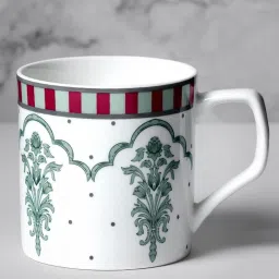 india circus by krsnaa mehta India Circus By Krshna Mehta Multi Bone China Printed Tea Set image 3