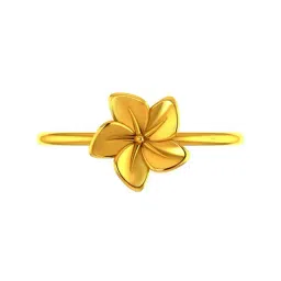 P.C. Chandra Jewellers 18k Yellow Gold Ring with A Floral Design On Top for Women & Girls-picture-39