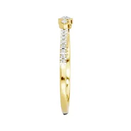 Sparkles Lab Grown Diamond 14k (585) Yellow Gold Ring for Women image 3