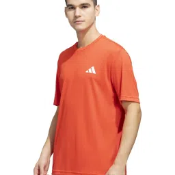 Adidas Orange Regular Fit Sports T-Shirt image 3