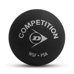 Dunlop Pack of 12 Single Dot Squash Ball (Black) Size - 127.2mm-picture-12