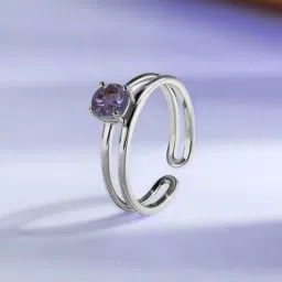 Ornate Jewels 925 Sterling Silver Blue Ring for Women-picture-29