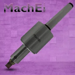 MachEl MT2 Shank Rotary Broach Set with 7 HSS Square Punches, M10 x 1.5 mm Drawbar Thread image 3