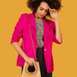 Hie Soft Mouse Solid Medium Sling Handbag image 2