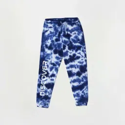 Fame Forever by Lifestyle Kids Blue Cotton Printed Trackpants-picture-28