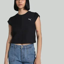 Puma Black Cotton Slim Fit Top-picture-42
