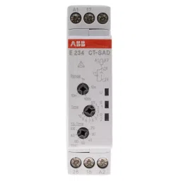 ABB 1SVR Series DIN Rail Mount Timer Relay, 24 â†’ 240 V AC, 24 â†’ 48 V DC, 2-Contact, 0.05 s â†’ 10min,, 1SVR500210R0100 - CT-SAD.22-picture-30