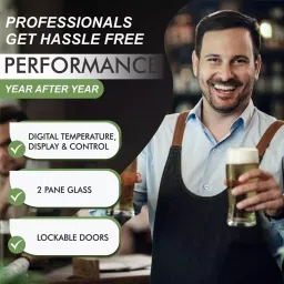 ROCKWELL 130 L Single Door Back Bar Cooler, BB120C image 4