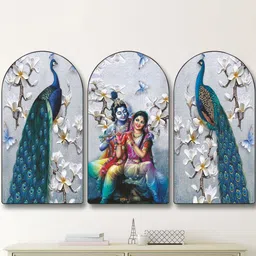 Livin'luxe White MDF Religious Wall Paintings-picture-46