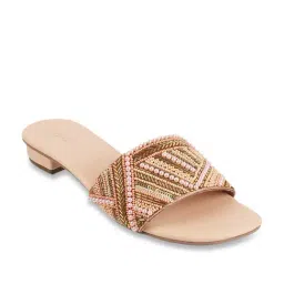 Catwalk Women's Nude Ethnic Sandals-picture-14