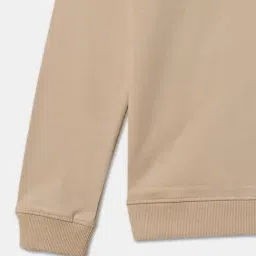 R&B Kids Beige Graphic Print Relaxed Fit Sweatshirt image 4