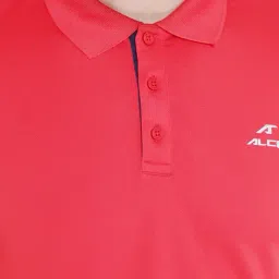 Alcis Red Half Sleeves Polo T-Shirt image 5