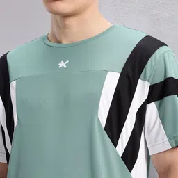 HRX by Hrithik Roshan Colourblocked Detail Regular Fit Running T-shirt image 2