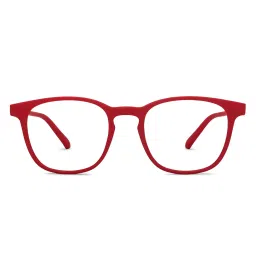 Lenskart Hustlr Peyush Bansal Unisex Zero Power Computer Glasses-Monza Red image 2