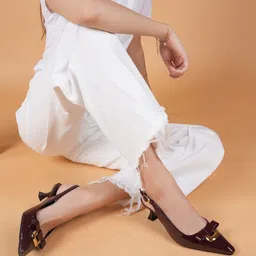 DROP BOLD Kitten Sandals with Buckles-picture-34