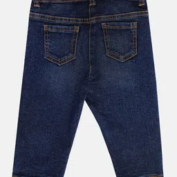MINI KLUB Cotton Denim Woven Mild Washed Jeans - Blue image 3