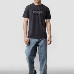 ADRO Men Typography Printed Round Neck Cotton T-shirt image 4