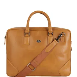 PERF Unisex Leather Laptop Bag-image-11
