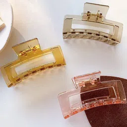 Lyphy Women Set of 6 Finished Transparent Claw Clip-image-19