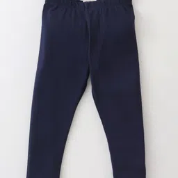 Crayonflakes Polar Fleece Full Sleeves Jacquard Bands Designed Bow Detailed Dress With Leggings - Blue image 5