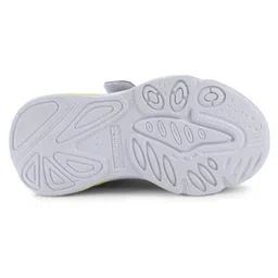 Cute Walk by Babyhug Velcro Closure Sneakers - Grey image 5