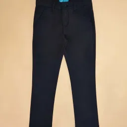 YU by Pantaloons Kids Navy Regular Fit Pants image 3