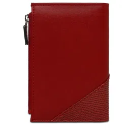 Caprese Zoey Terra Faux Leather Textured Bi-Fold Wallet image 3