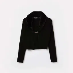 Fame Forever by Lifestyle Girls Black Embroidery Sweater-image-28