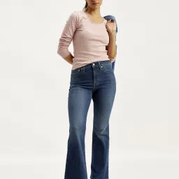 Levi's 726 Blue Flaired Fit Jeans image 3